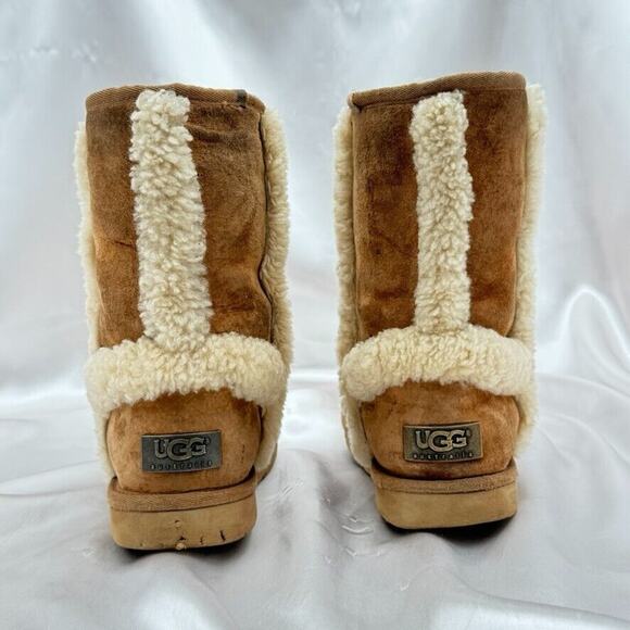 Ugg Australia Carter Women's Size 7 Chestnut Lined Boots 1005803 - Picture 3 of 16